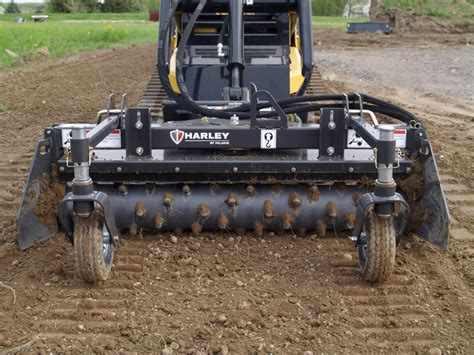 harley rake mini skid steer|bobcat harley rake attachment.